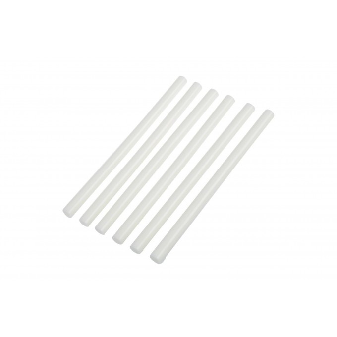 Клеевые стержни ТУНДРА, 11 х 200 мм, белые (по керамике и пластику), 6 шт. 1290482