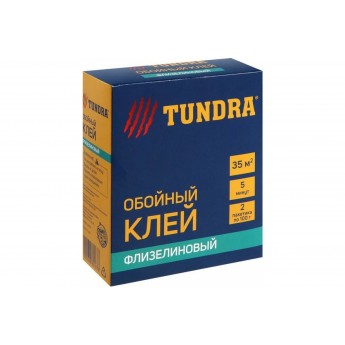 Клей обойный ТУНДРА, для флизелиновых обоев, коробка, 200 г